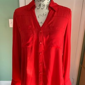 Express Button Down Blouse